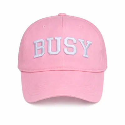 Julia Clancey Women's Pink Busy Baseball Cap