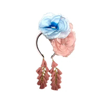 Julia Clancey Women's Pink Fancy Fondant Chacha Flower Band