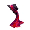 Julia Clancey Women's Pink / Purple / Brown Aubergine Fifi Scarf Fedora Set In Pink/purple/brown