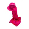Julia Clancey Women's Pink / Purple Candy Magenta Fifi Fedora Scarf Set In Pink/purple