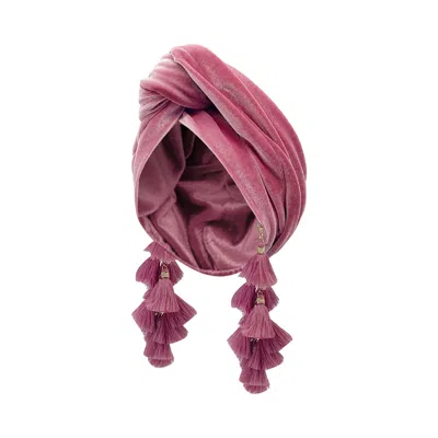 Julia Clancey Women's Pink / Purple Chacha Duskita Turban In Multi