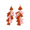 Julia Clancey Women's Pink / Purple Coral Copper Chacha Tassels