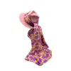 Julia Clancey Women's Pink / Purple Fondant Lilac Fifi Scarf Fedora In Pink/purple