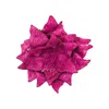 Julia Clancey Women's Pink / Purple Hotty Pink Sequin Flower Lapel Brooch