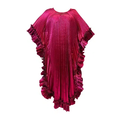 Julia Clancey Women's Pink / Purple Madam Magenta Ophelia Kaftan In Pink/purple