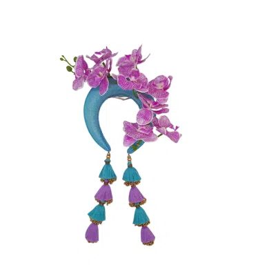 Julia Clancey Women's Pink / Purple Orchid Lilac Bloom Dorado Band
