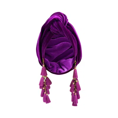 Julia Clancey Women's Pink / Purple Plum Chacha Turban