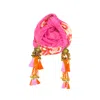 Julia Clancey Women's Pink / Purple / Yellow Mango Lydy Terry Dream Reversible Turban In Pink/purple/yellow