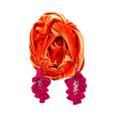 Julia Clancey Women's Pink / Purple / Yellow Orange Hotty Chacha Turban