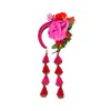 Julia Clancey Women's Pink / Red Ruby Magenta Dorado Bloom Flower Band