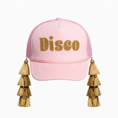 Julia Clancey Women's Pink Tasseltastic Disco Tassel Trucker Cap