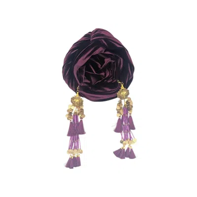 Julia Clancey Women's Purple Aubergine Dream Turban