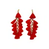 Julia Clancey Women's Red Chacha Tassels In Red