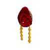 Julia Clancey Women's Red Miami Ruby Alligator Dorado Turban In Red
