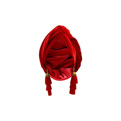 Julia Clancey Women's Red Ruby Swinglette Turban