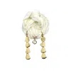 Julia Clancey Women's White Ivory Chacha Dorado Classic Turban In White