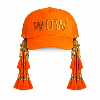 Julia Clancey Women's Wow Dream Orange Dream Trucker Cap