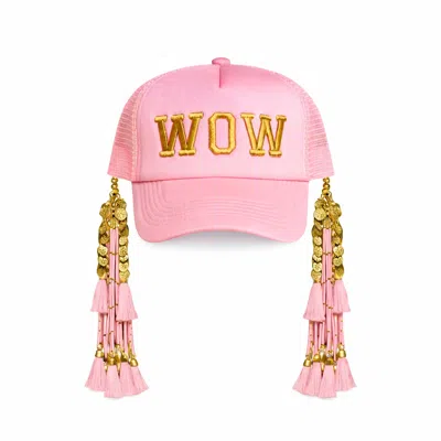 Julia Clancey Women's Wow Dream Pink Dream Trucker Cap