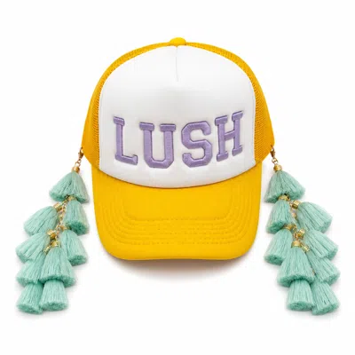 Julia Clancey Women's Yellow Luxe Chacha Trucker Cap