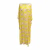 Julia Clancey Women's Yellow / Orange Madam Lydie Lemon Kaftan In Yellow/orange