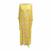 Julia Clancey Women's Yellow / Orange Madam Lydie Lemon Kaftan In Yellow/orange
