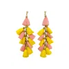 Julia Clancey Women's Yellow / Orange Tassels Peachy Pink / Limon Chacha
