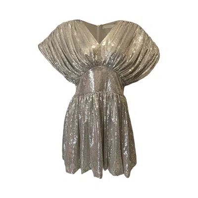 Julia Clancey Women's Zowie Silver Sirena Mini Dress