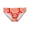 Julia Clancey Yellow / Orange Mango Link Men's Smugglers In Yellow/orange