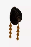 Julia Clancy Chacha Tassel Hair Wrap In Brown