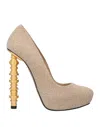 Julia Haart Pumps In Beige