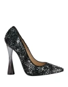 Julia Haart Woman Pumps Black Size 10 Soft Leather In Black