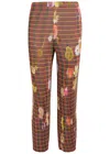 Julia Heuer Jack Kristall Plissé Satin Trousers In Multicoloured 1