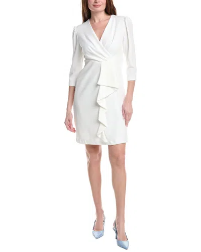 Julia Jordan 3/4-sleeve Sheath Dress In White
