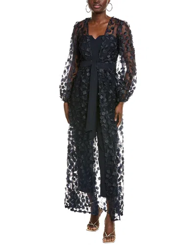 JULIA JORDAN 3D EMBROIDERED JUMPSUIT