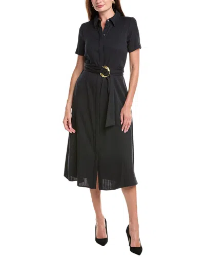 Julia Jordan Belted Midi Dress In Black