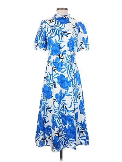 Pre-owned Julia Jordan Casual Dress In Blue