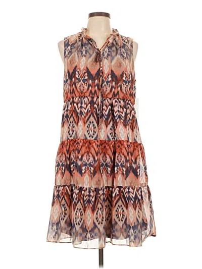 Pre-owned Julia Jordan Casual Dress In Brown