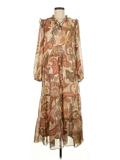 Pre-owned Julia Jordan Casual Dress In Brown