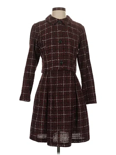 Pre-owned Julia Jordan Casual Dress In Brown