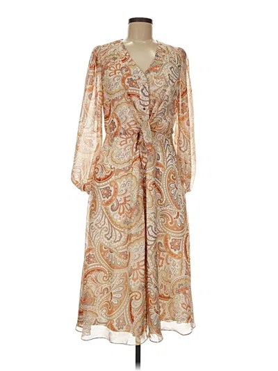 Pre-owned Julia Jordan Casual Dress In Brown