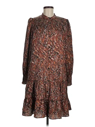 Pre-owned Julia Jordan Casual Dress In Brown