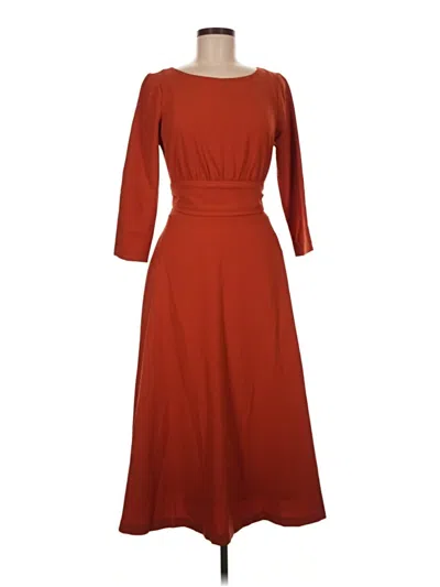 Pre-owned Julia Jordan Casual Dress In Burgundy