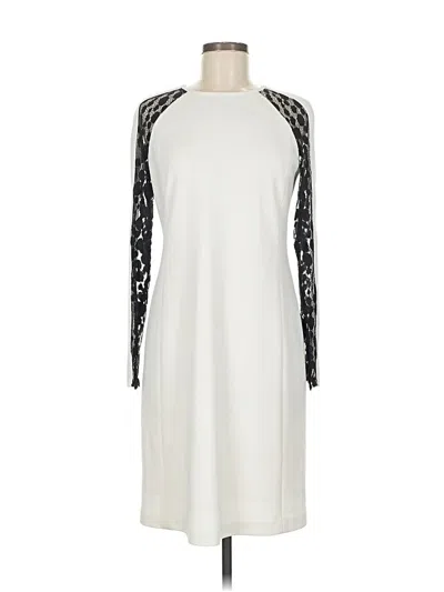 Pre-owned Julia Jordan Casual Dress In White
