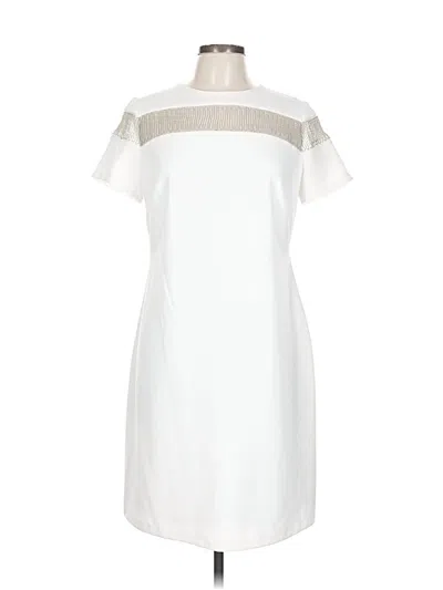 Pre-owned Julia Jordan Casual Dress In White