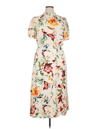Pre-owned Julia Jordan Casual Dress In White