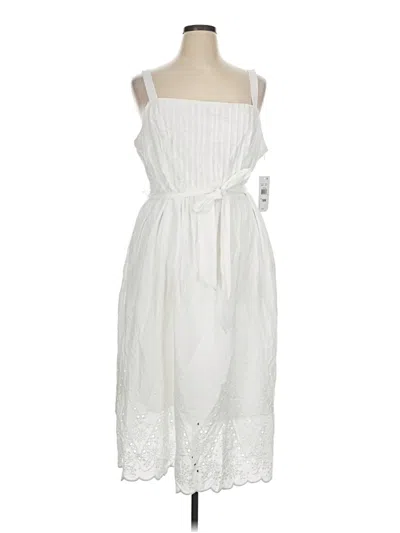 Pre-owned Julia Jordan Casual Dress In White