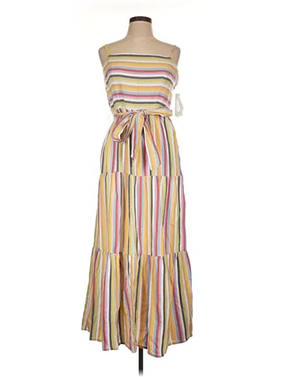 Pre-owned Julia Jordan Casual Dress In Yellow