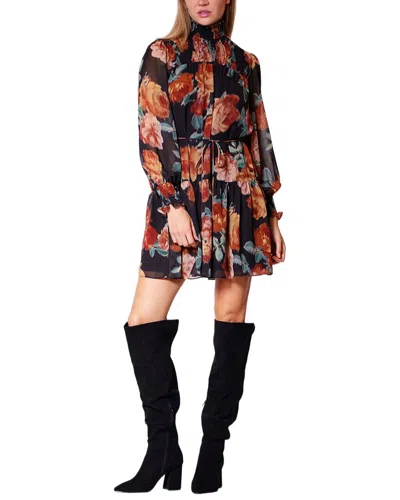 Julia Jordan Chiffon Dress In Black