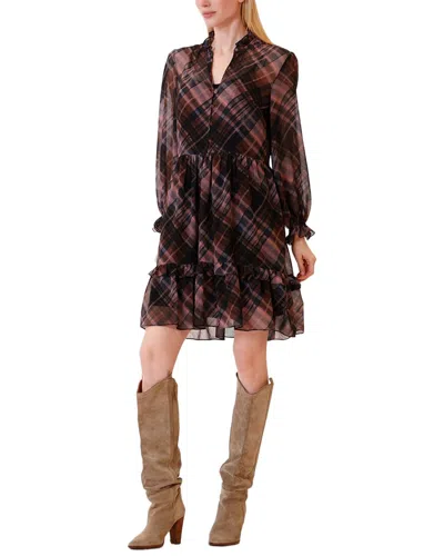 Julia Jordan Chiffon Dress In Black