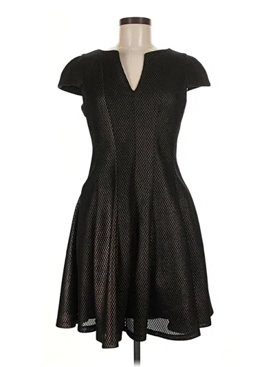 Pre-owned Julia Jordan Cocktail Dress In Black